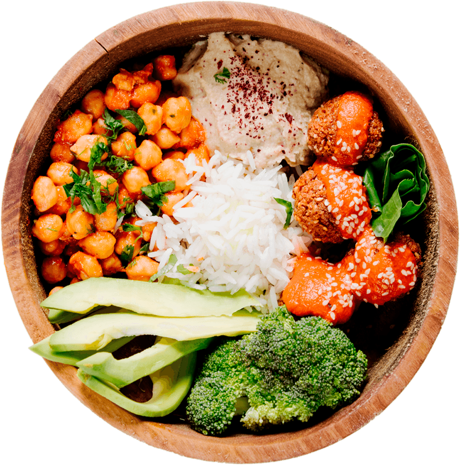 Productos bowl vegano
